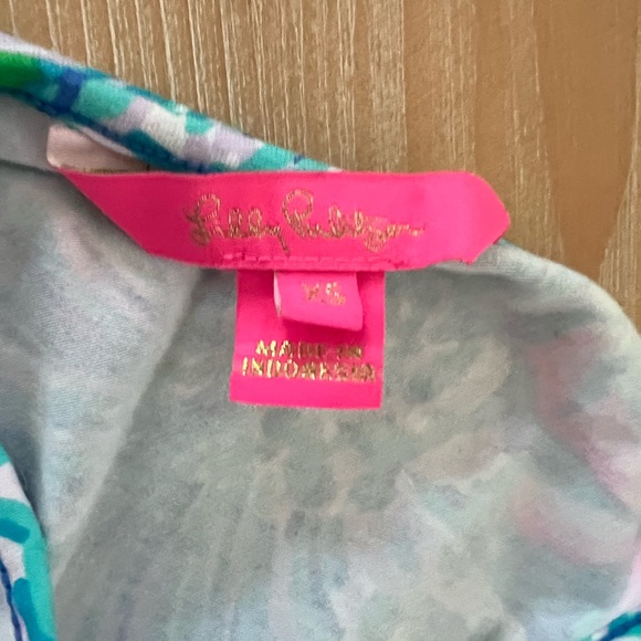 Lilly Pulitzer Blue and Pink Jumpsuit - Picture 4 of 4